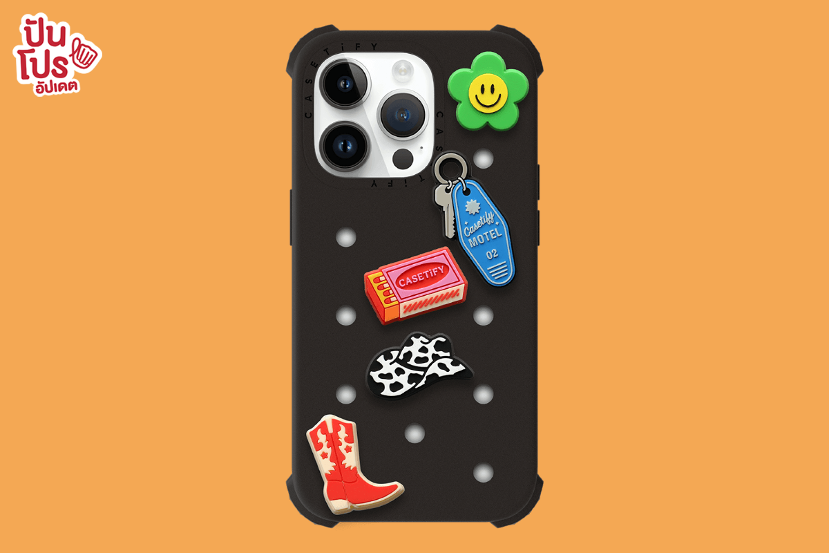 ใหม่! PushIn Case เคสโทรศัพท์ปรับแต่งได้ด้วย Pin จาก CASETiFY ราคา